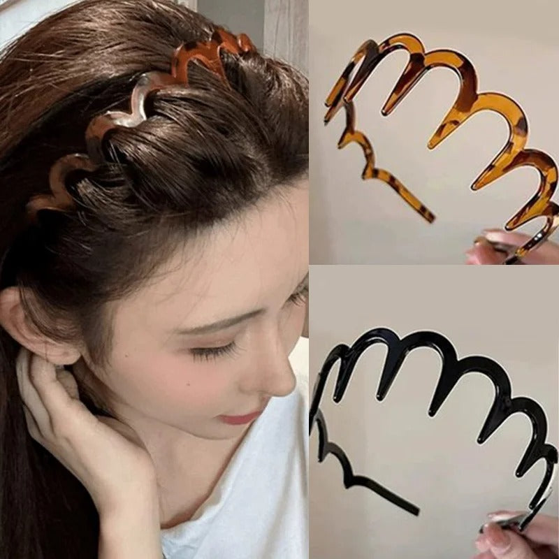 Non Slip Metal Headbands( Pack of 2 )