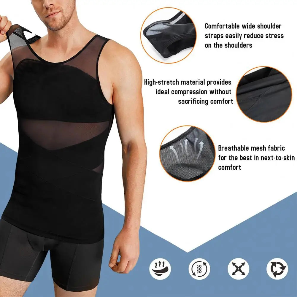 Men's Compression Shapewear Tank Top