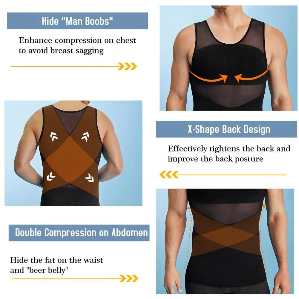 Men's Compression Shapewear Tank Top