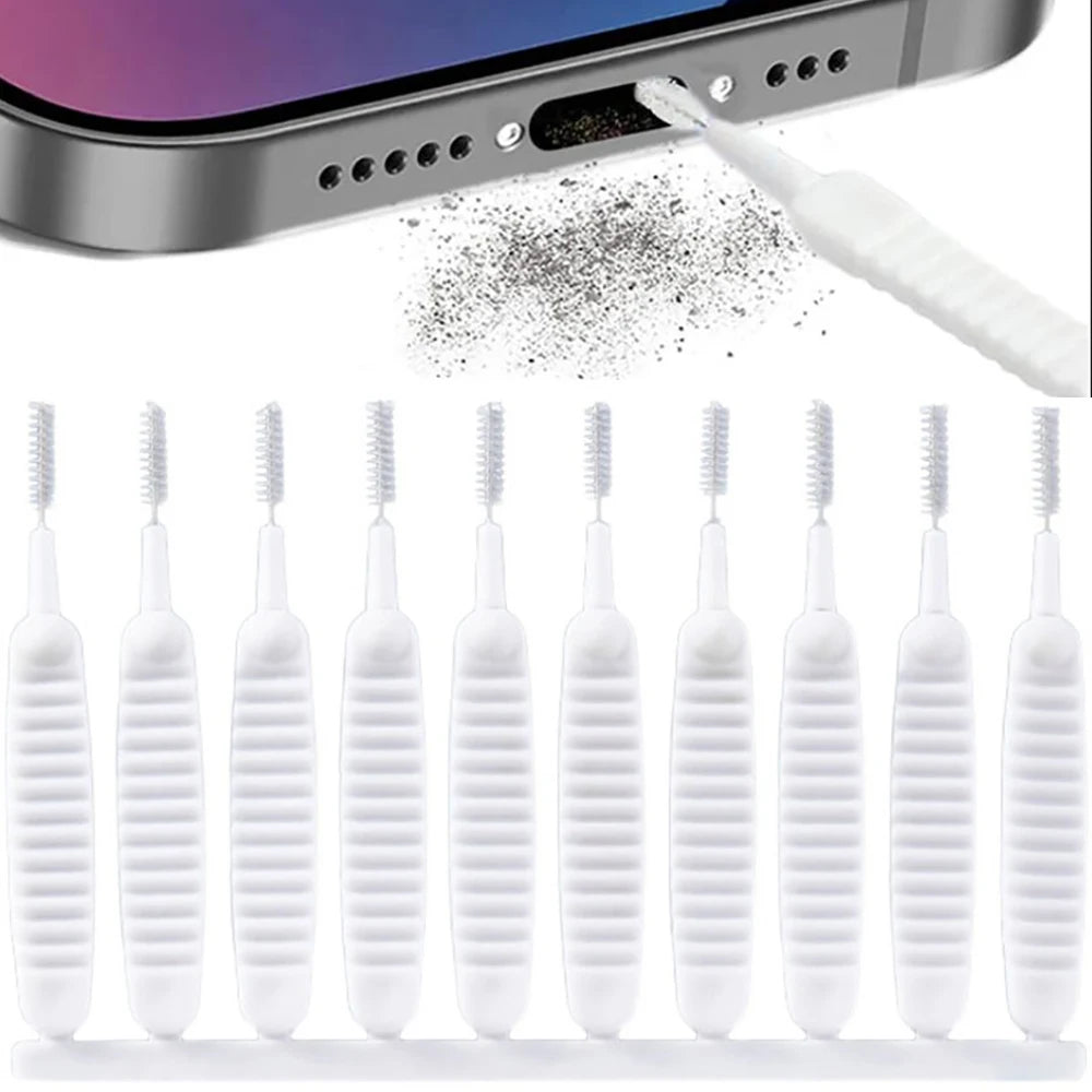10PCS Mini Shower Head Cleaning Brush Set