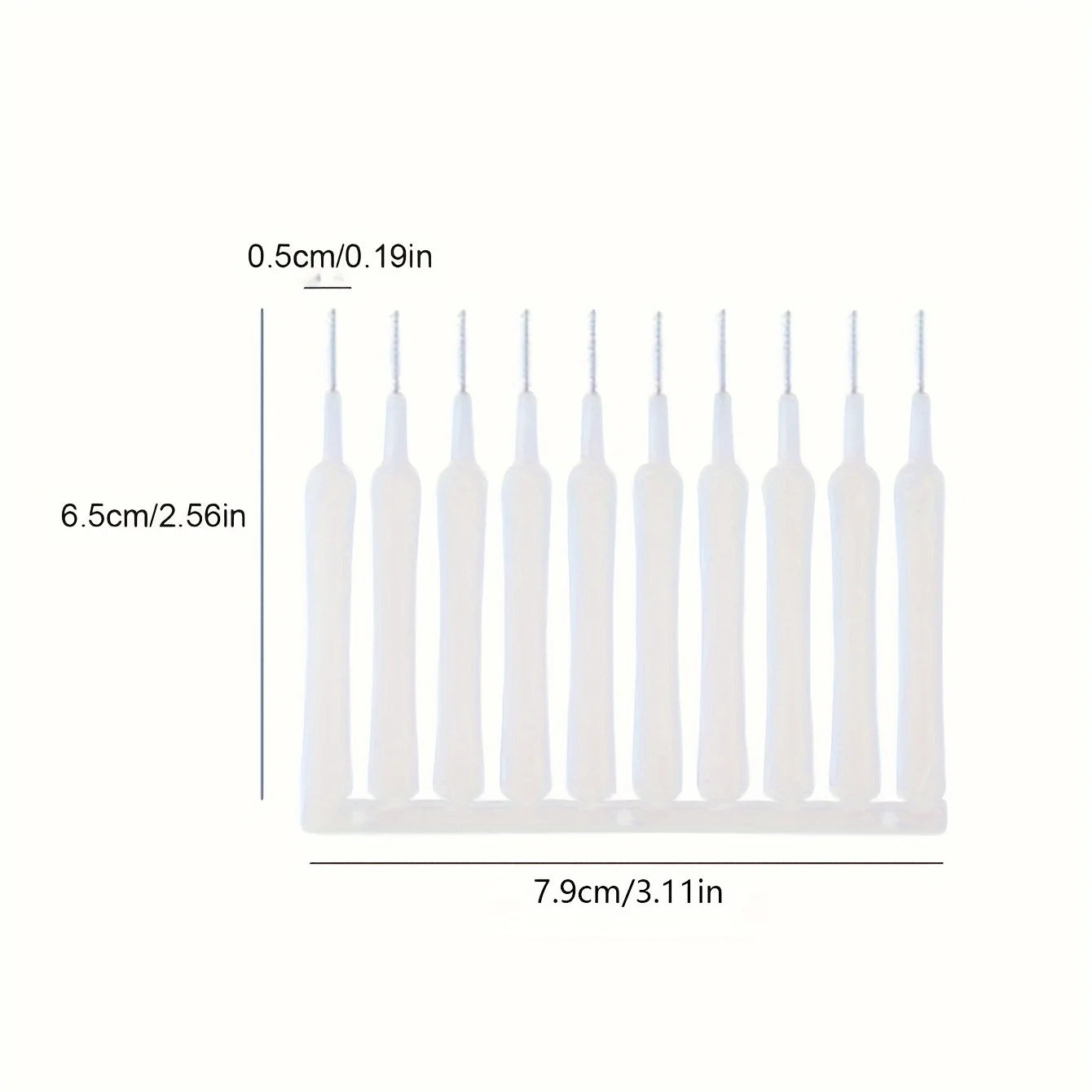 10PCS Mini Shower Head Cleaning Brush Set