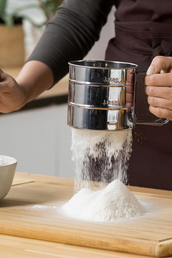 Hand Press Flour Sifter - Soft Rotis & Smooth Dough