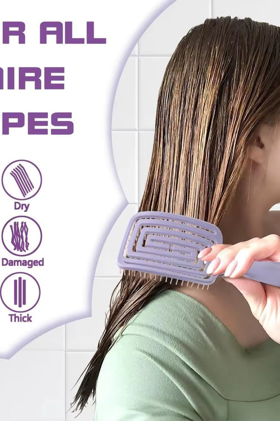 Silicone Detangling Hair Brush