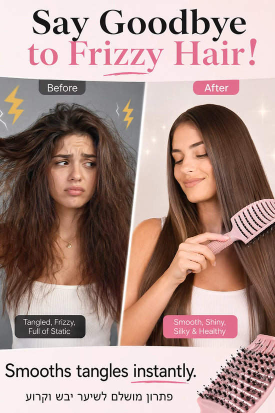 Silicone Detangling Hair Brush