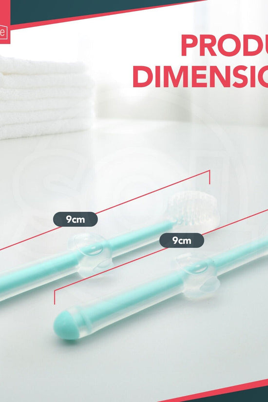 Silicone baby toothbrush
