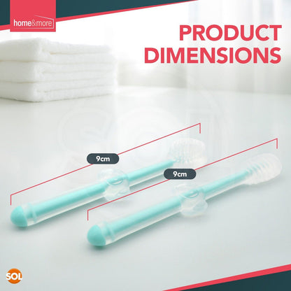 Silicone baby toothbrush