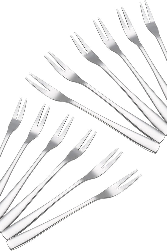 Premium Stainless Steel Dessert & Fruit Fork Set (Pack of 12)
