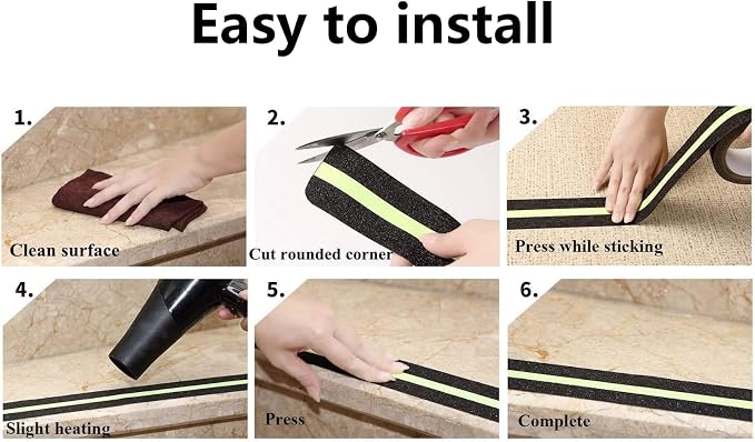 Glow in the Dark Anti-Slip Safety Tape