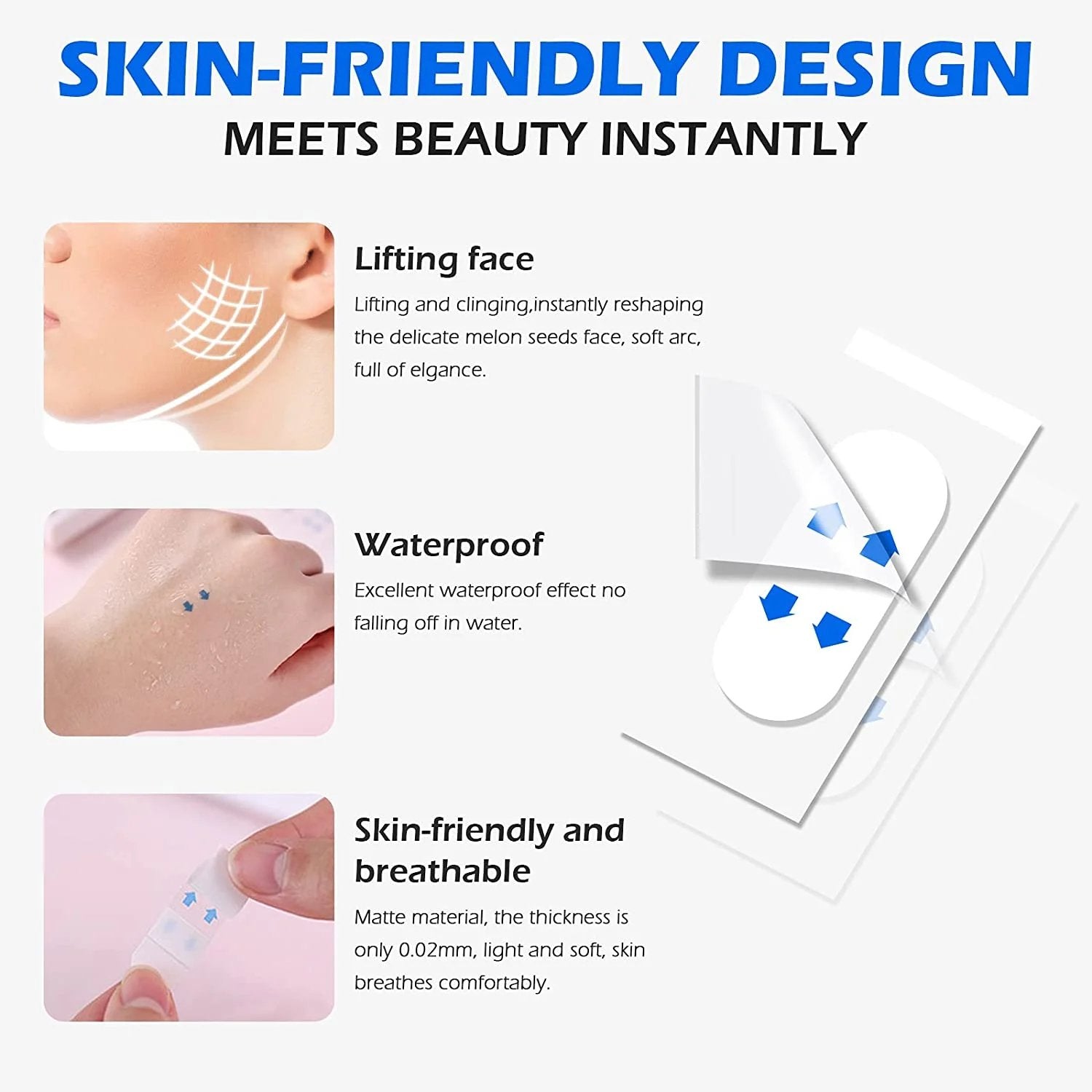 V-Line Invisible Face Lift Tape (40 PCS)