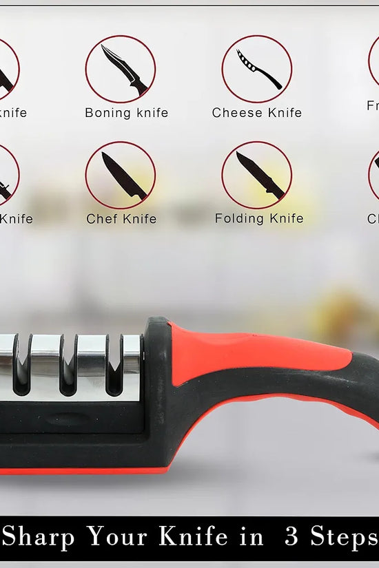 3-Stage Ceramic Heavy Duty Knife Sharpener