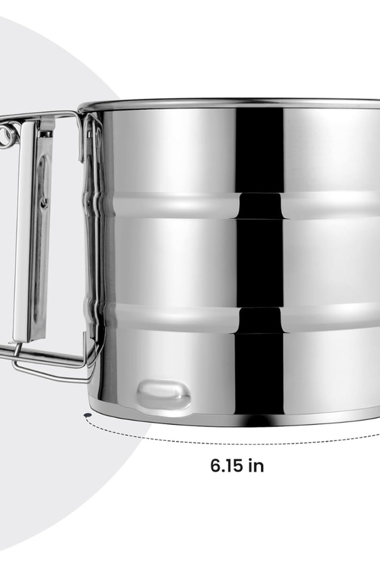 Hand Press Flour Sifter - Soft Rotis & Smooth Dough