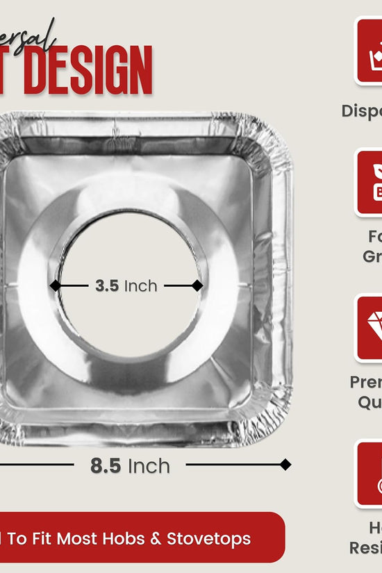 Aluminium Gas Stove Burner Liners (10pcs)