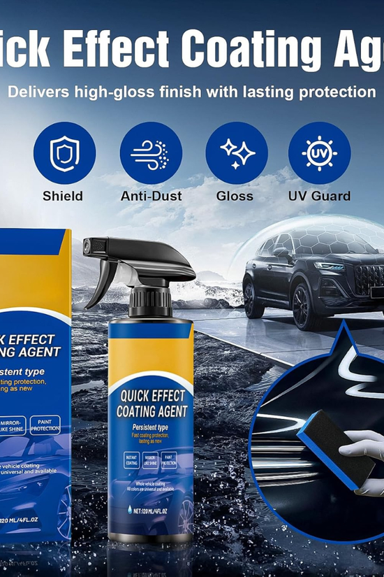 High-Protection Ceramic Coating Spray – Hydrophobic