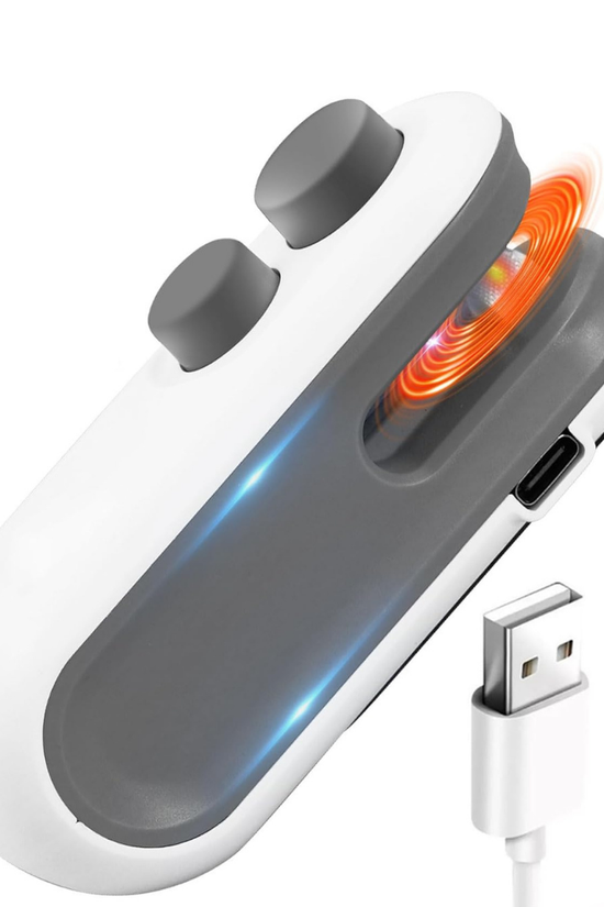 2-in-1 Mini Bag Sealer – USB Rechargeable & Long Lasting Battery