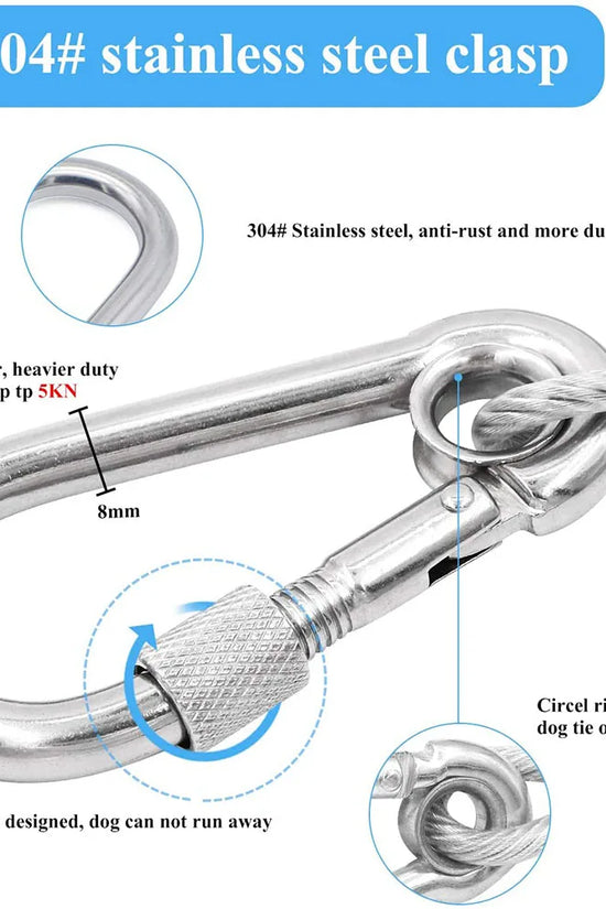 Stainless Steel Wire Rope (15 FOOT)