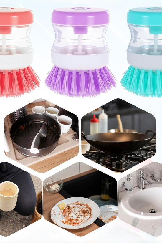 Soap Dispensing Brush
