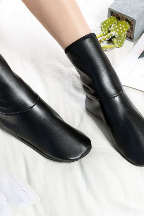 Winter Leather Thermal Socks.Stander Size (Adjustable)