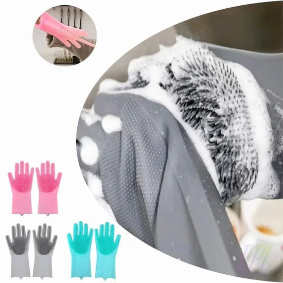Silicone Cleaning Gloves