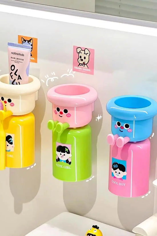 Magnetic ToothBrush Holder with Mug