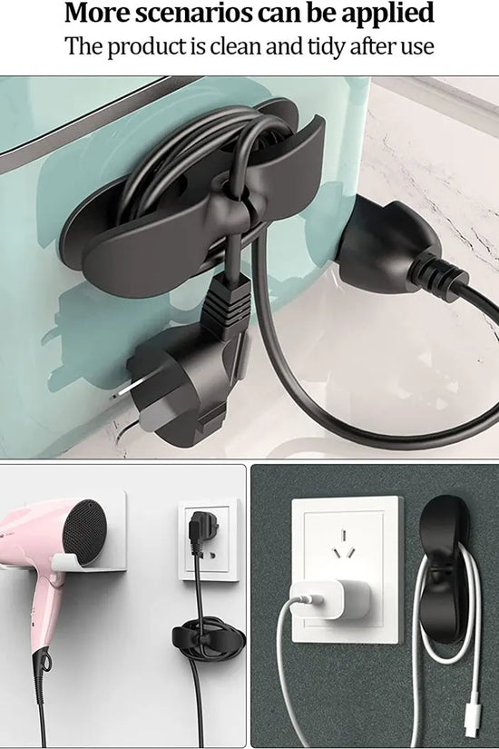 Self-Adhesive Cable Organizer (Pack Of 10)