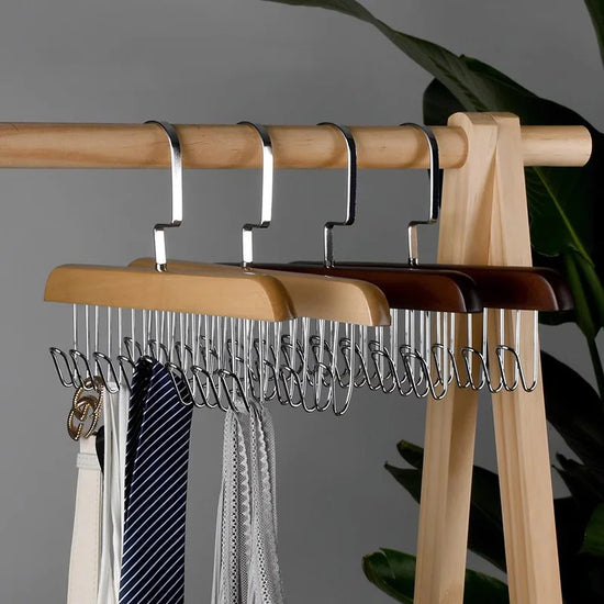 Space Saving Wooden Hanger