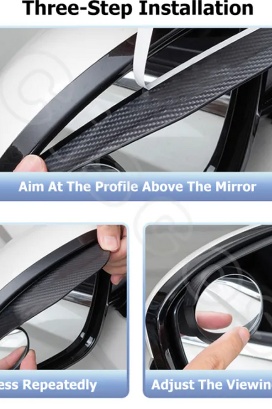 2-in-1 Car Rearview Mirror Accessory