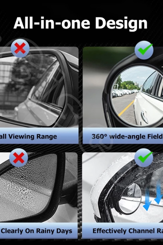 2-in-1 Car Rearview Mirror Accessory