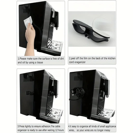 Self-Adhesive Cable Organizer (Pack Of 10)