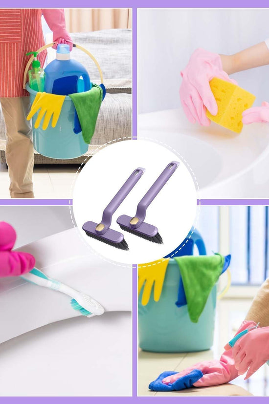 “2-in-1 Multipurpose  rotating cleaning brush”