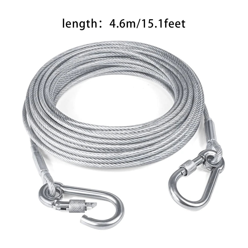 Stainless Steel Wire Rope (15 FOOT)